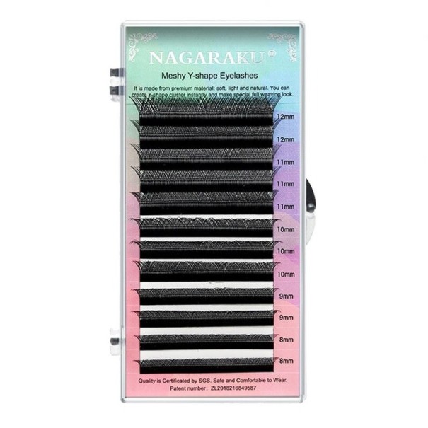 Künstliche Wimpern B 0,07 mm 11 mm