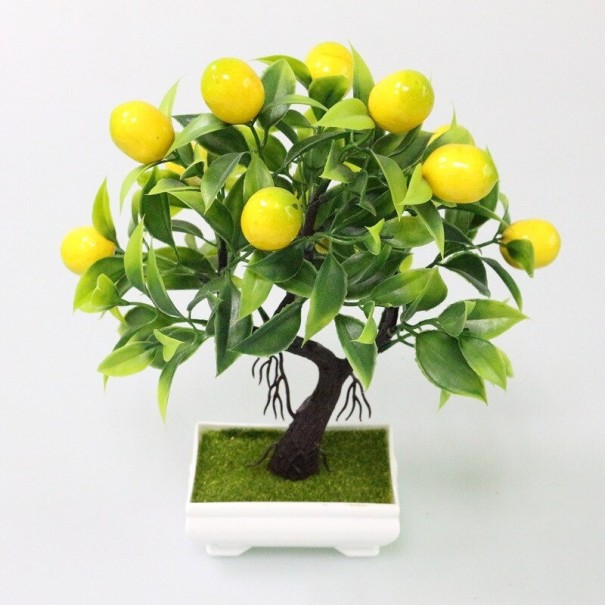Kunstmatige fruitboom geel