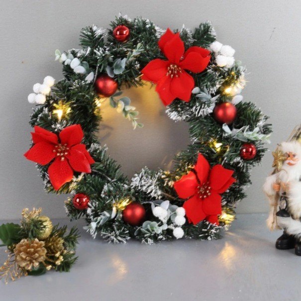 Kunstmatige LED Adventskrans