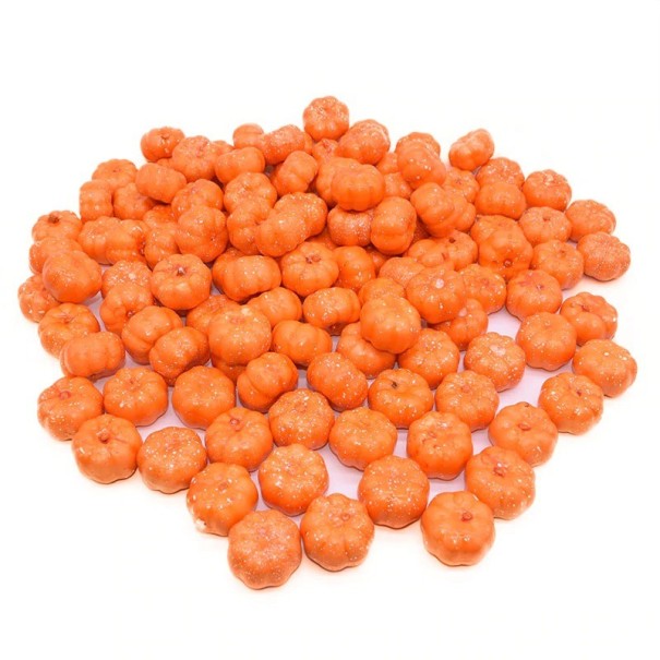 Kunstmatige pompoen 25 stuks oranje