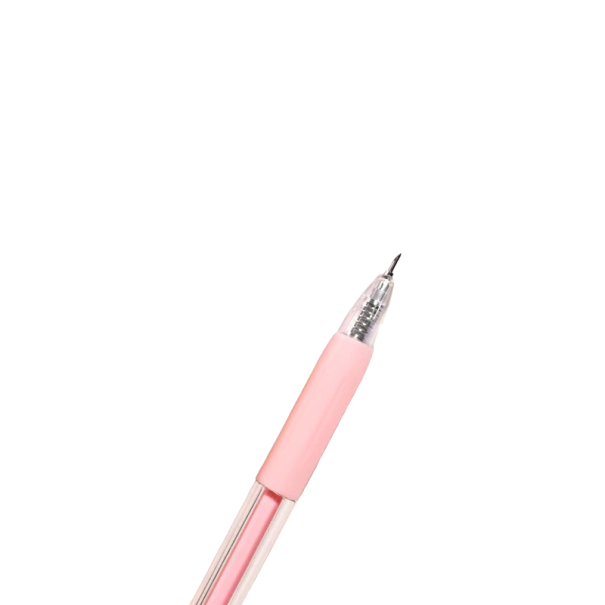 Kunstmes in een pen roze