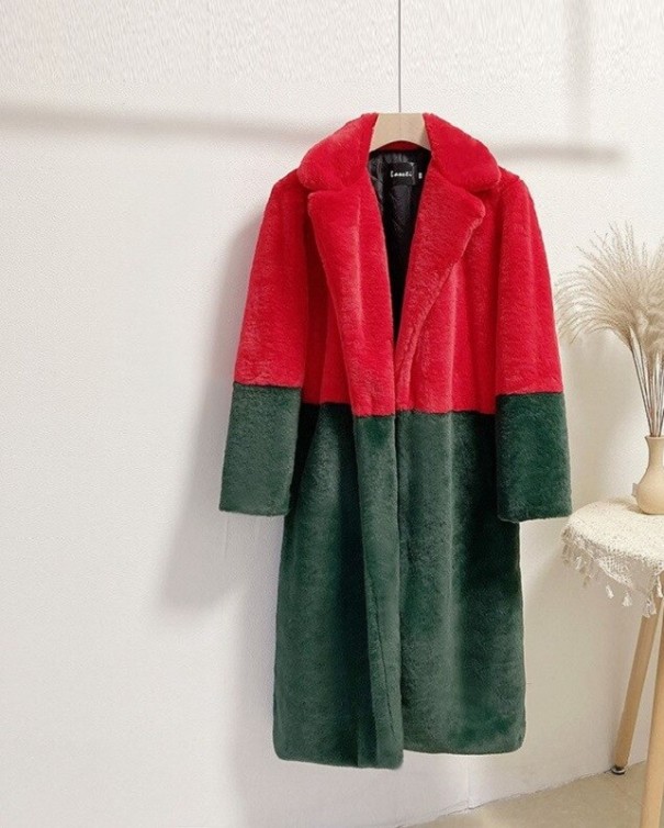 Kunstpelzmantel für Damen P1826 S 12