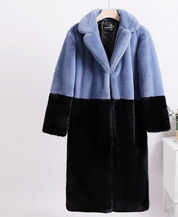 Kunstpelzmantel für Damen P1826 XS 5
