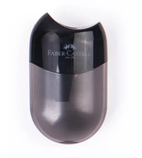 Kunststof puntenslijper Compact Transparant Enkel Gat Puntenslijper 5,6 x 3,2 cm