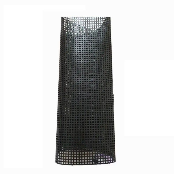 Kunststoffnetz für Handarbeiten und Heimwerken 33x50 cm Große robuste Häkelgitter Teppichherstellung Taschen Garne Bastelbedarf schwarz