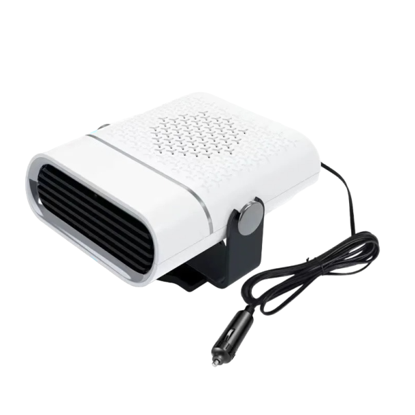 Kúrenie a ventilátor do auta 24 V, 260 W, 14 x 12 x 8 cm biela