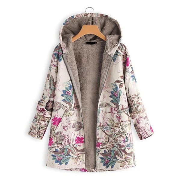 Kurtka damska w kwiaty 3XL 1