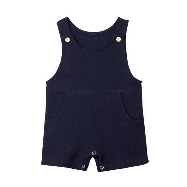 Kurzer Overall für Kleinkinder T2741 schwarz 18-24 Monate