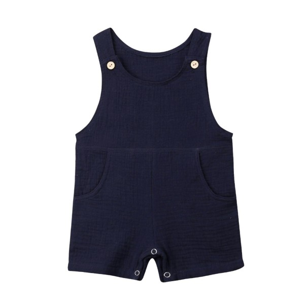 Kurzer Overall für Kleinkinder T2741 schwarz 6-12 Monate