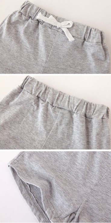 Kvalitetsbarnshorts - Grå