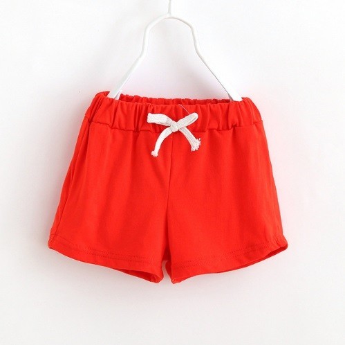 Kvalitní dětské šortky - Červené 2