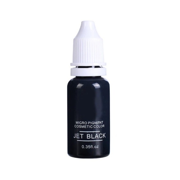 Kvalitní permanentní tetovací inkoust Barevný inkoust na tetování a permanentní make-up Tetovací barva pro trvalé tetování a make-up 15 ml Jet black