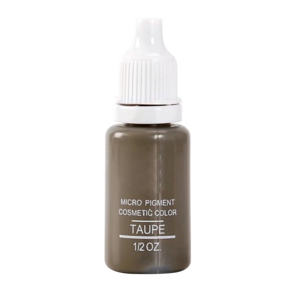 Kvalitní semipermanentní tetovací inkoust Barevný inkoust na tetování a permanentní make-up Tetovací barva pro dočasné tetování a make-up 15 ml Taupe