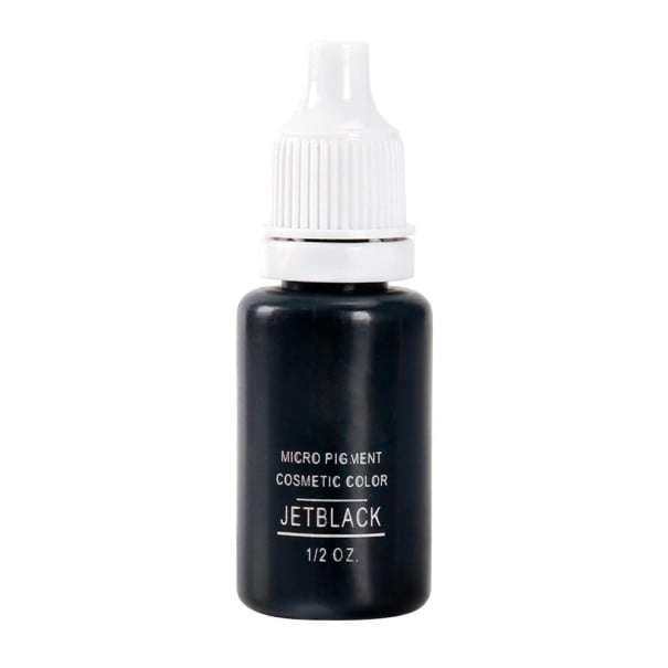 Kvalitný semipermanentný tetovací atrament Farebný atrament na tetovanie a permanentný make-up Tetovacia farba pre dočasné tetovanie Jet black