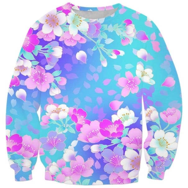 Květovaná mikina 4XL 16