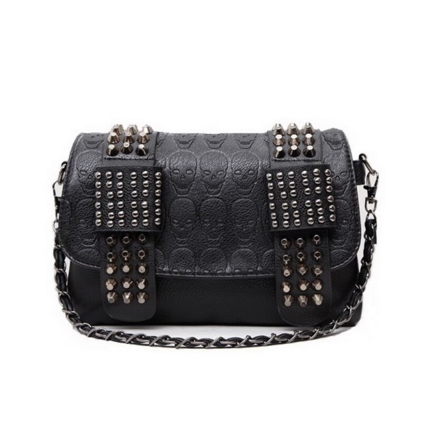 Kvinders crossbody-taske med kranier 1