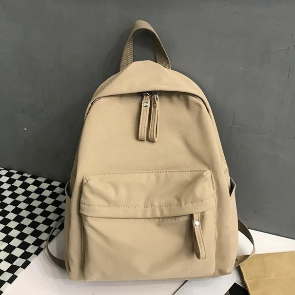 Kvinders lærredsrygsæk beige
