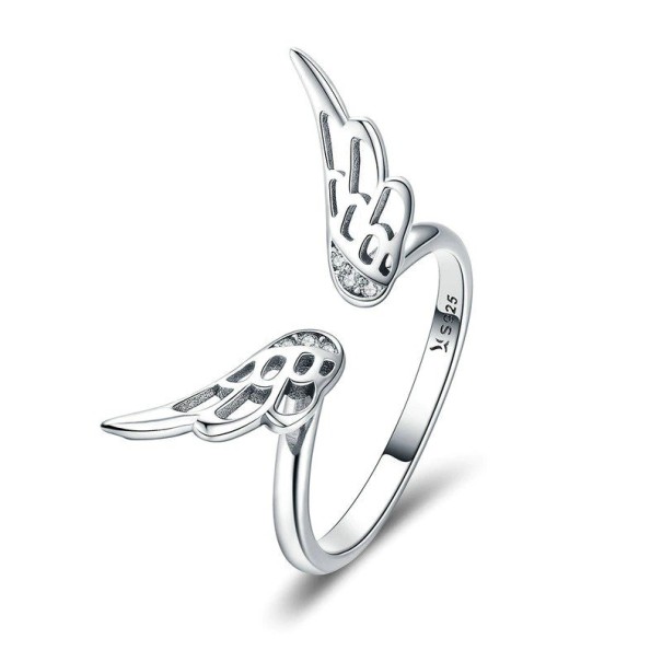 Kvinders ring englevinger D1601 1