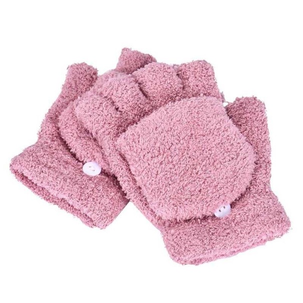 Kvinnors fingerlösa handskar Caitlin rosa