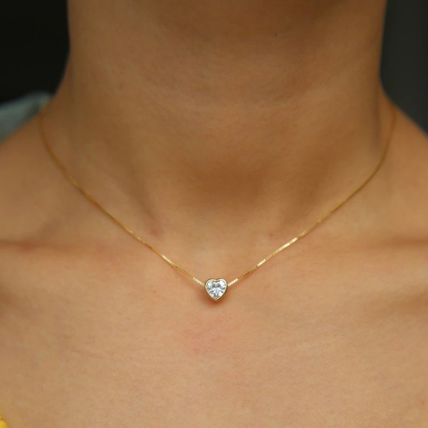 Kvinnors hjärta halsband