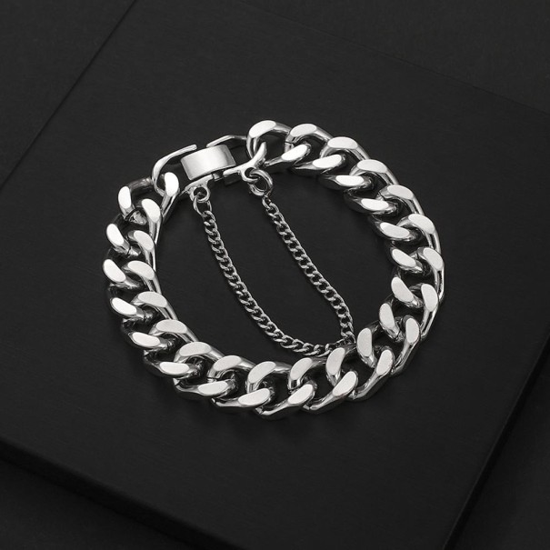 Kvinnors massivt armband H474 silver