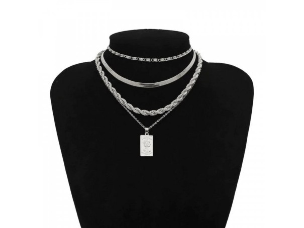 Kvinnors massivt halsband G718 2