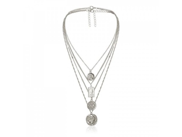 Kvinnors massivt halsband G718 6