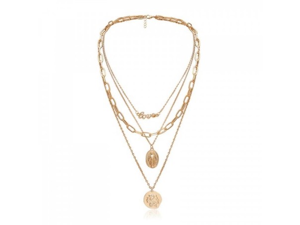 Kvinnors massivt halsband G718