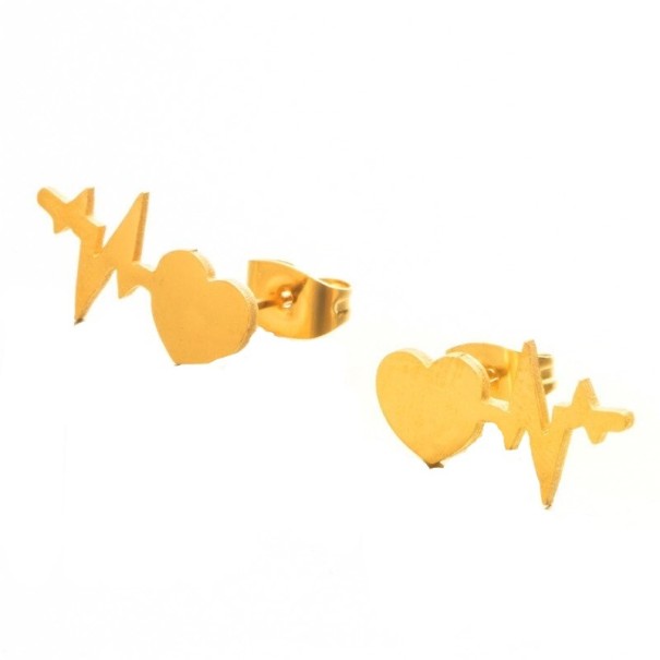 Kvinnors örhängen G240 guld 4