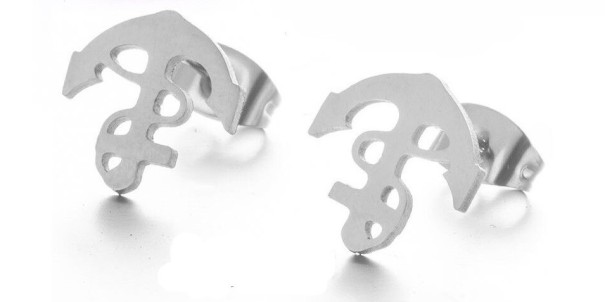 Kvinnors örhängen G266 silver 1