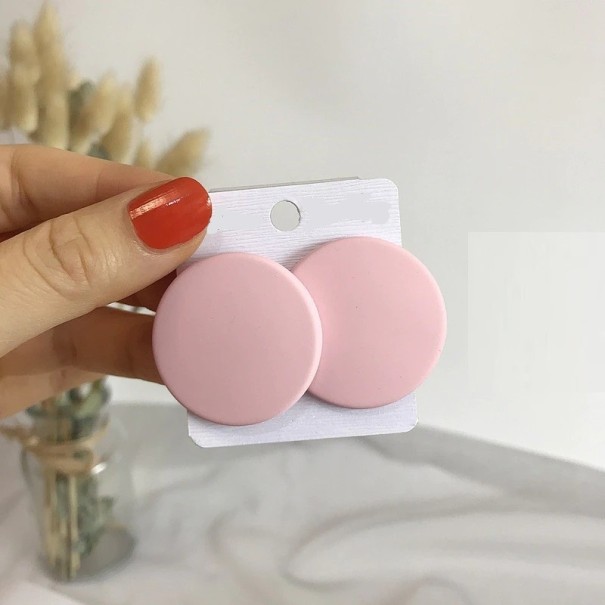 Kvinnors örhängen J119 rosa 2