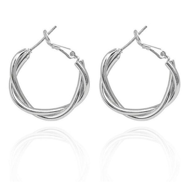 Kvinnors örhängen silver 13