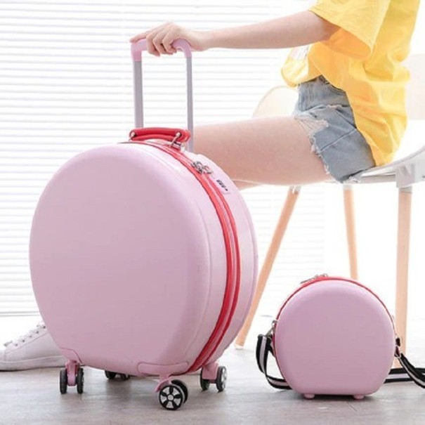 Kvinnors resväska T1168 rosa