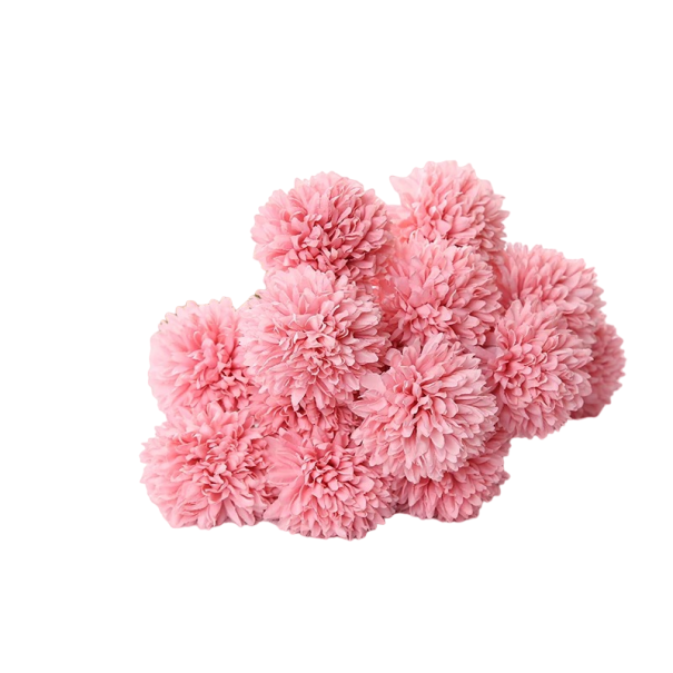 Kwiat hortensji dekoracyjnej 29 cm 5 szt jasnoróżowy