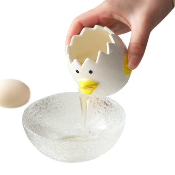 Kyllingeformet æggehvide separator 1