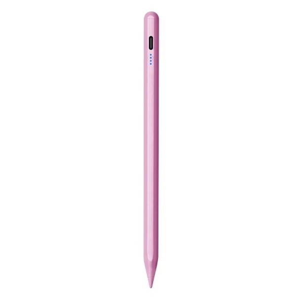 Kynä iPadille 6, 7, 8, 9, 10, Mini, 5, 6, Air, 3, 4, 5, Pro, 3, 4, 5, 6. Yhteensopiva vuosien 2018–2022 laitteiden kanssa. Ladattava, vaihdettavilla kärjillä. vaaleanpunainen