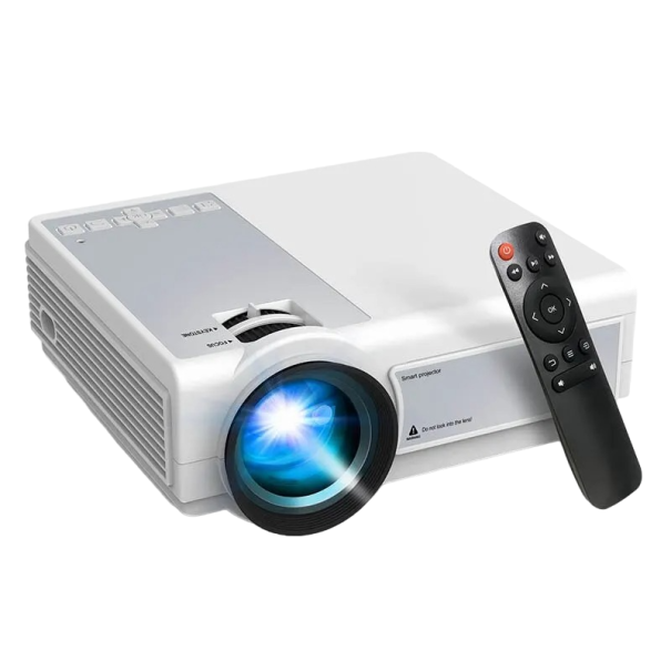 L36P Mini-Projektor, tragbarer Heimkino-Kompaktprojektor mit WiFi 5G und Bluetooth Home Player 1080P 20 x 18,5 x 7,5 cm 1