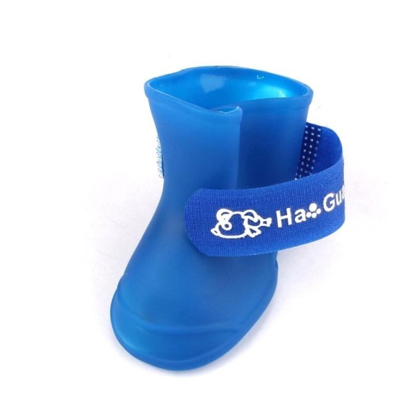 Laarzen voor kleine honden - 4 stuks blauw S