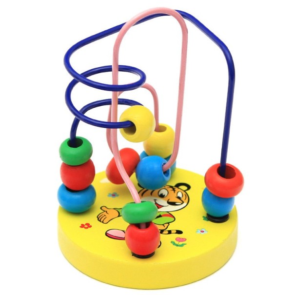 Laberinto motor infantil amarillo