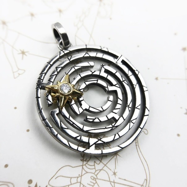 Labyrinth Pendant 1