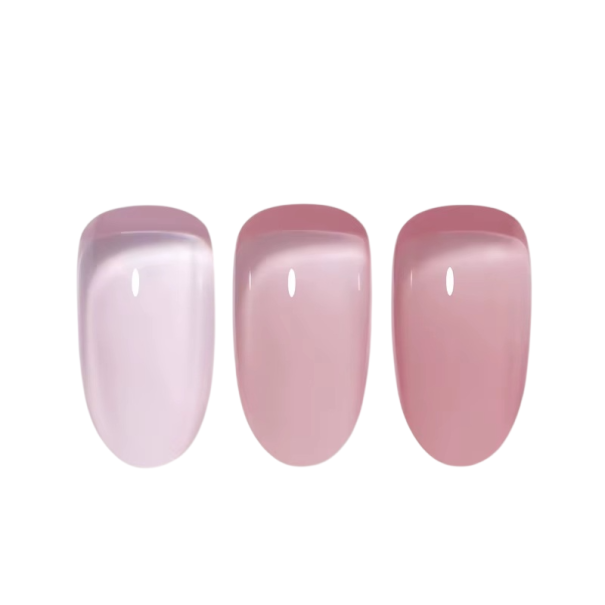 Lac UV LED jelly colorat 15 ml cu efect transparent Intensitate variabilă a culorii Compoziție cu uscare rapidă Manichiură ecologică și de lungă 1