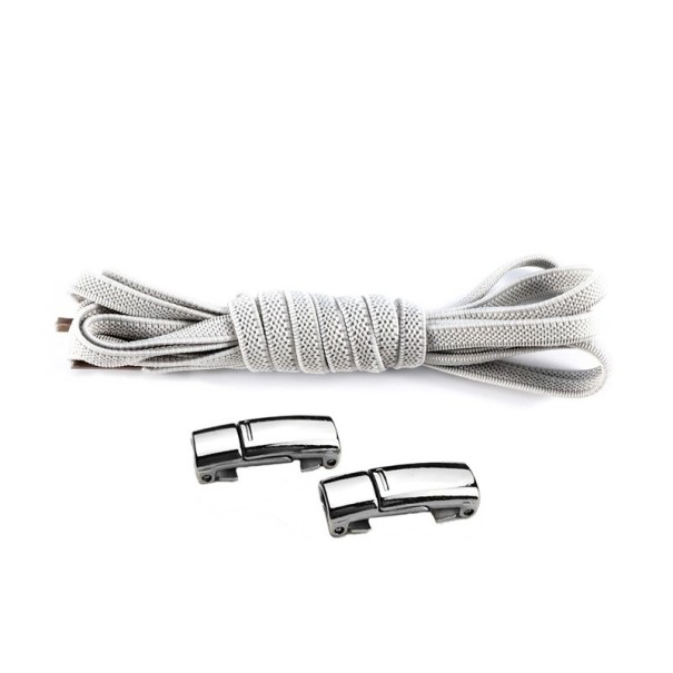 Lacci elastici con chiusura magnetica grigio