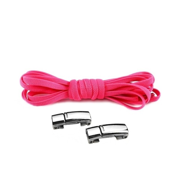 Lacci elastici con chiusura magnetica rosa scuro