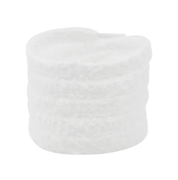 Lacci in peluche per scarpe 100 cm Lacci morbidi e carini per sneakers Accessorio originale Lacci colorati Decorazione Scarpe Stile infantile bianco