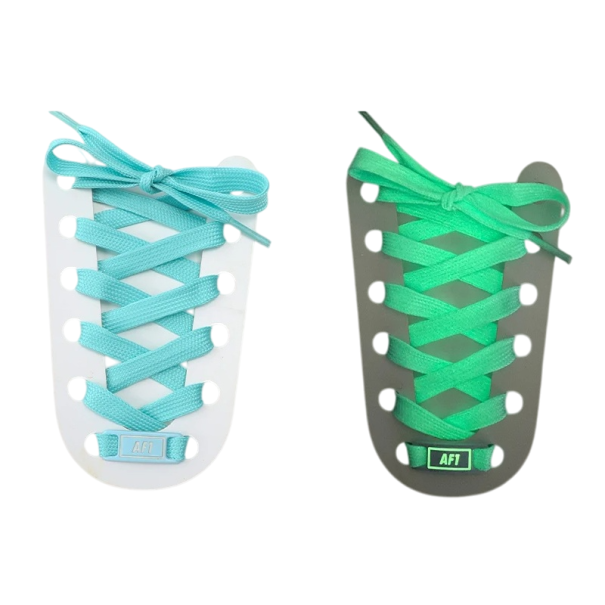 Lacci luminosi per scarpe 120 cm Effetti luminosi colorati Accessorio di moda Visibilità notturna Divertimento per feste Scarpe luminose alla moda blu