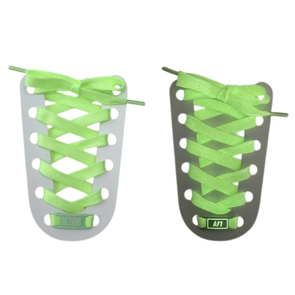 Lacci luminosi per scarpe 140 cm Effetti luminosi colorati Accessorio di moda stiloso Visibilità al buio Lacci per feste Scarpe luminose notturne verde neon