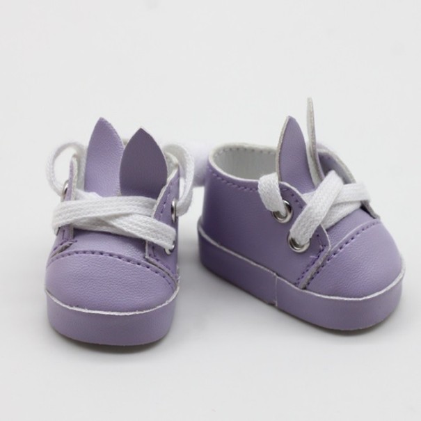 Laced Shoes for Doll A1 purple