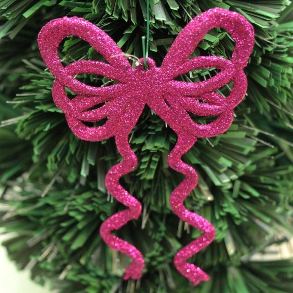 Laço decorativo rosa escuro