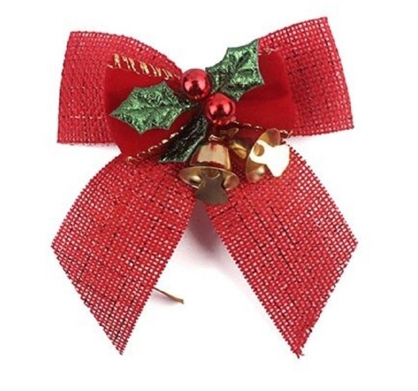 Laços de Natal Decorativos 12 pcs 9