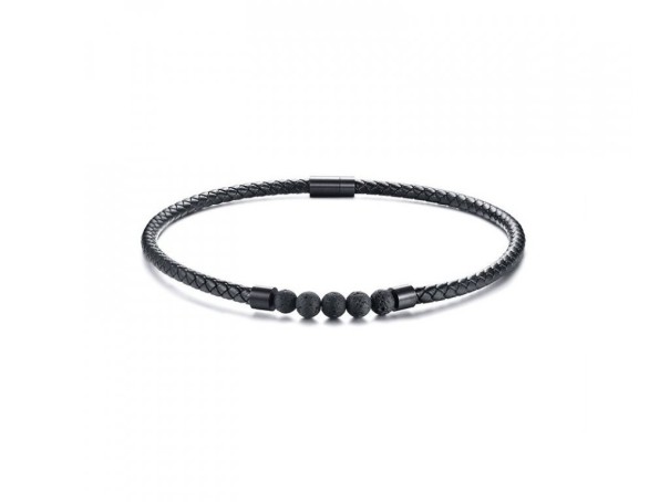 Läderarmband för män H252 20,5 cm 18